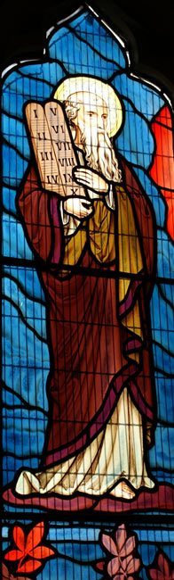 Stained glass of St Edmunds, Dolton, Devon