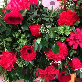 'There, But Not There' floral remembrance tribute at Dowland St. Peters