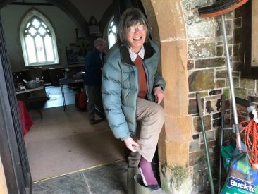 Church yard clean, March 2019