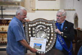 presents the shield